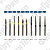 Алмазные боры CR-11EF CR-12EF, SR-11EF SR-12EF,FO-28EF FO-29EF, SO-26B, TF-12B TF-13B, TR-12B нумерация идентична борам MANI 